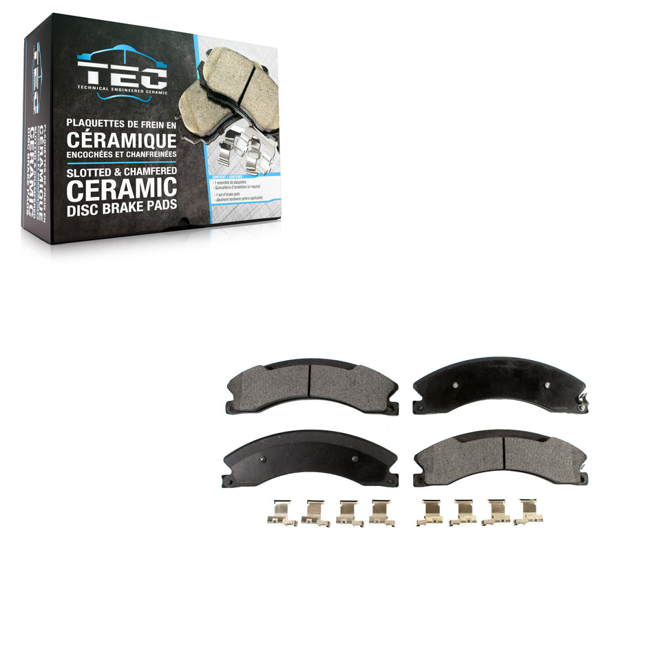 Rear Ceramic Disc Brake Pads TEC-1565A For Nissan NV2500 TITAN XD NV3500 NV1500