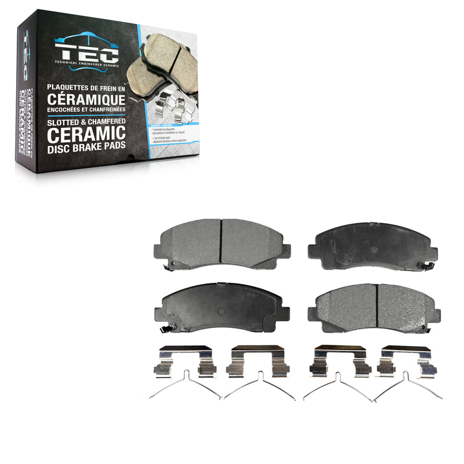 Front Ceramic Disc Brake Pads TEC-1584 For Acura Honda Ridgeline TLX TL