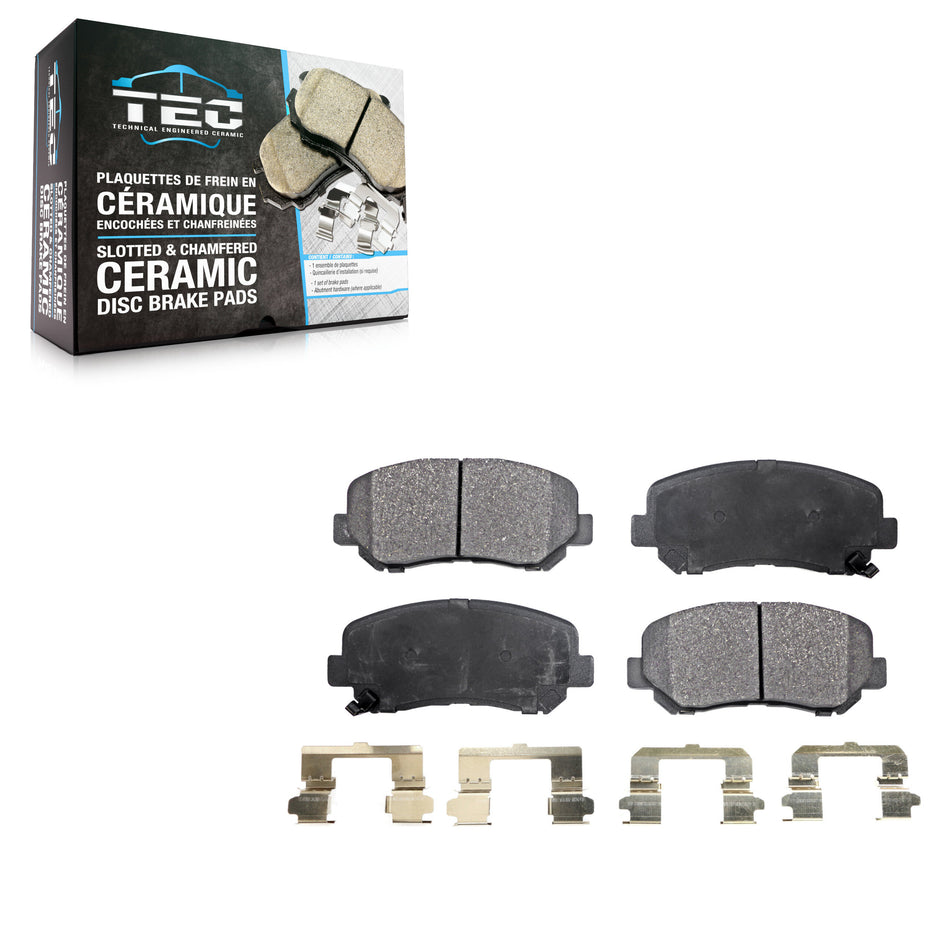 Front Ceramic Disc Brake Pads TEC-1623 For Mazda CX-5 Chrysler 200 Dodge Dart