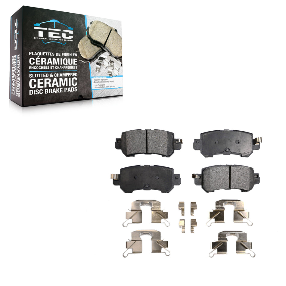 Rear Ceramic Disc Brake Pads TEC-1624 For Mazda CX-5 CX-3