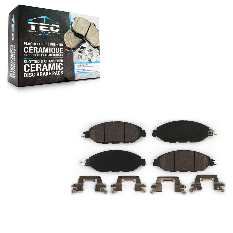 Front Ceramic Disc Brake Pads TEC-1649 For Nissan Murano Pathfinder INFINITI QX60 JX35