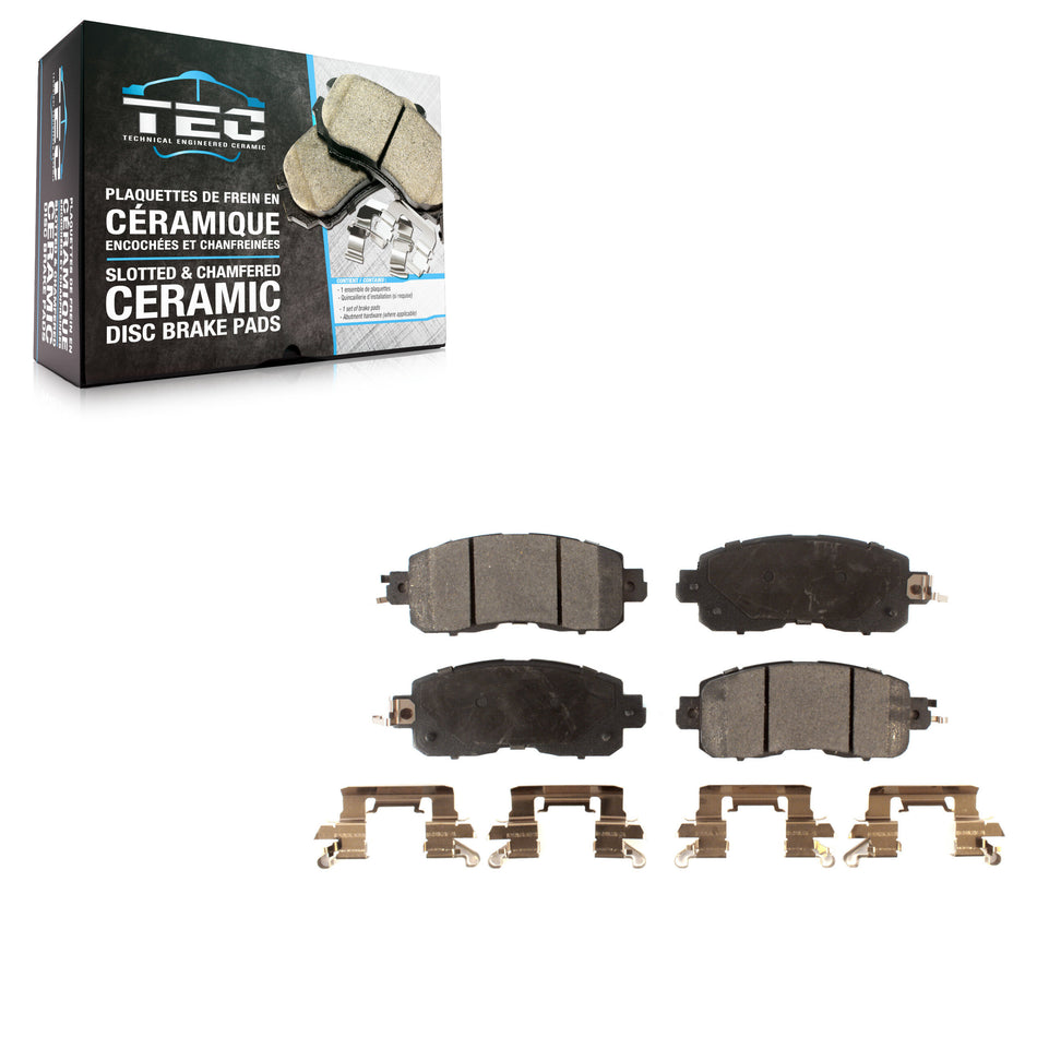 Front Ceramic Disc Brake Pads TEC-1650 For Nissan Altima LEAF