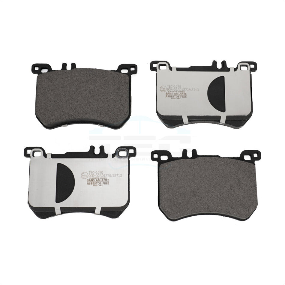 Front Ceramic Disc Brake Pads TEC-1670 For Mercedes-Benz SL550 SL400 SL450 Without Sport Package by TEC