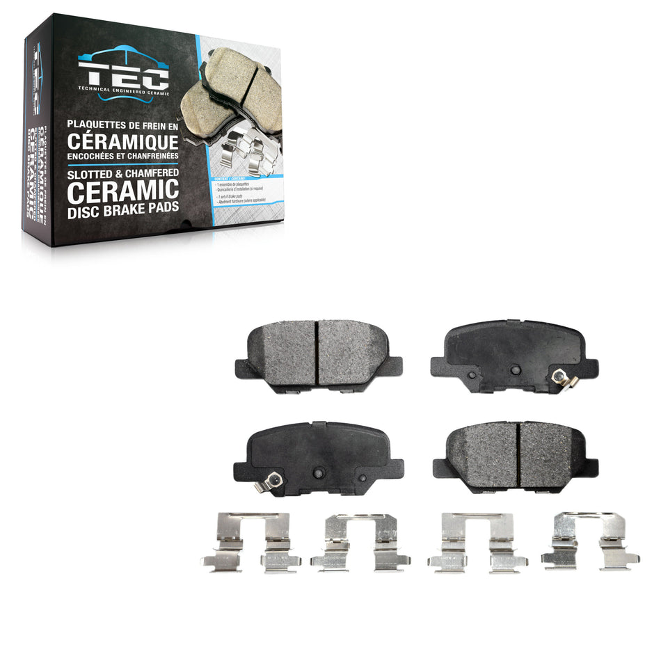 Rear Ceramic Disc Brake Pads TEC-1679 For Mazda 3 Mitsubishi RVR Outlander Sport PHEV 6