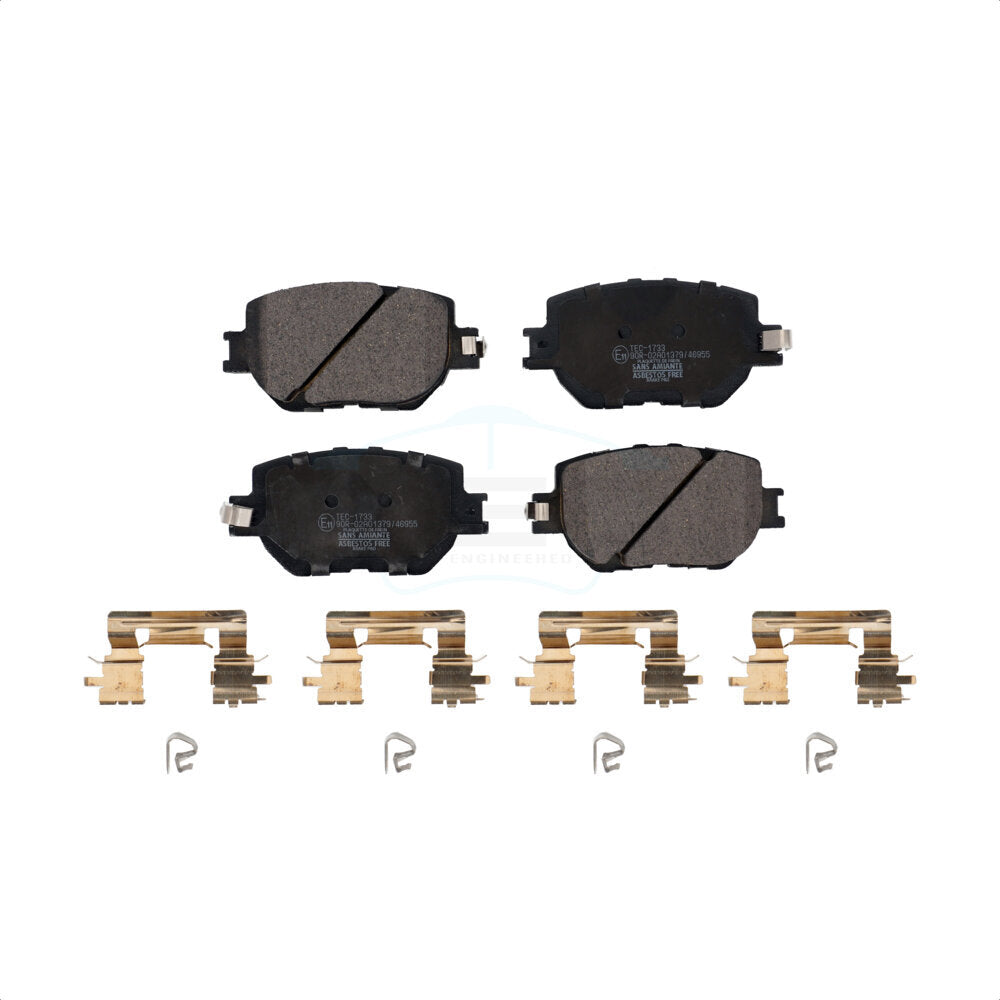 Front Ceramic Disc Brake Pads TEC-1733 For Lexus IS250 by TEC