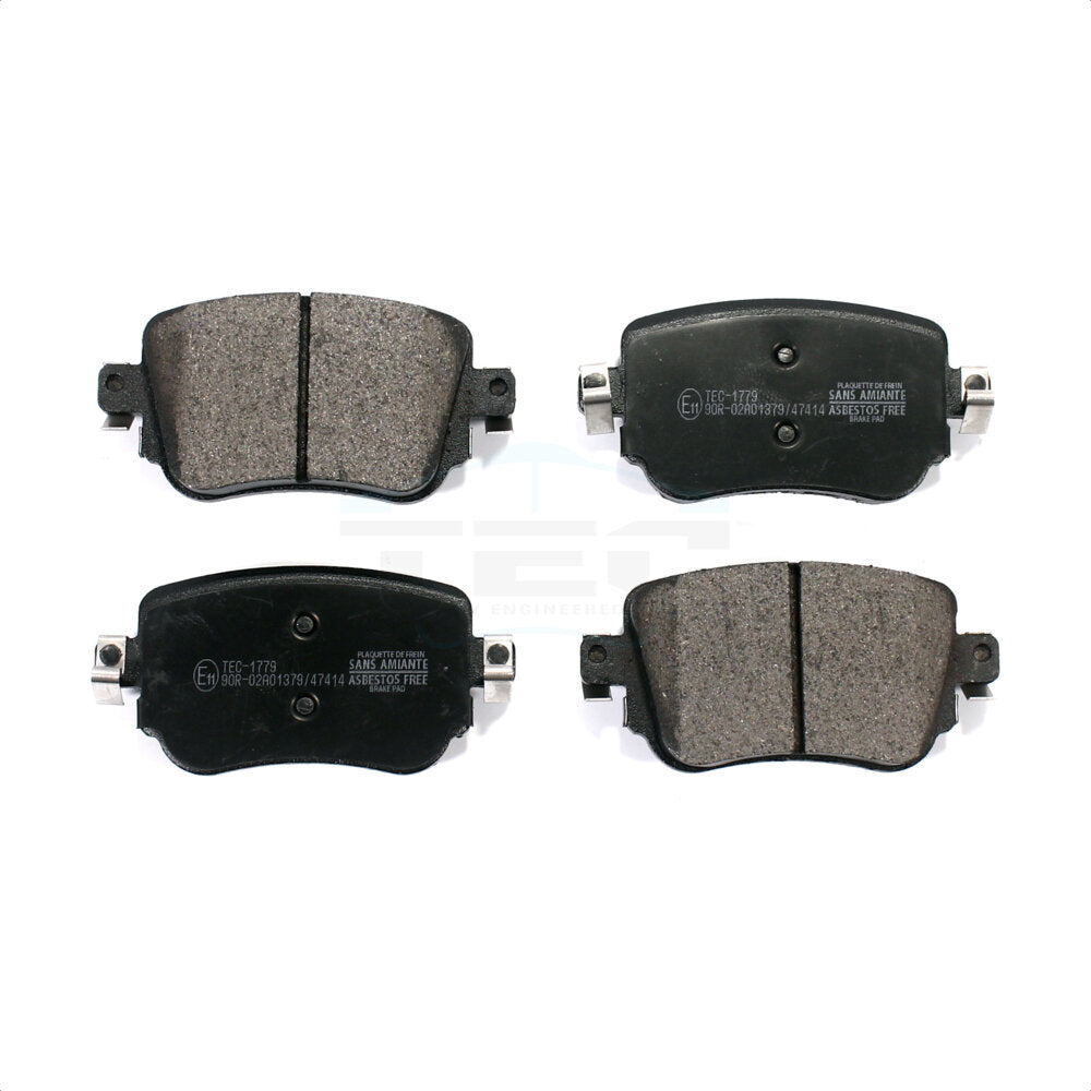 Rear Ceramic Disc Brake Pads TEC-1779 For Volkswagen Passat GTI Audi Golf Q3 SportWagen Alltrack Quattro by TEC