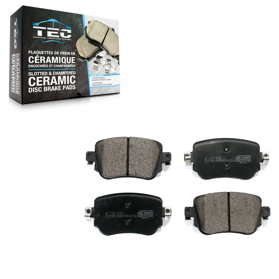 Rear Ceramic Disc Brake Pads TEC-1779 For Volkswagen Golf SportWagen Passat Audi GTI Q3 Alltrack