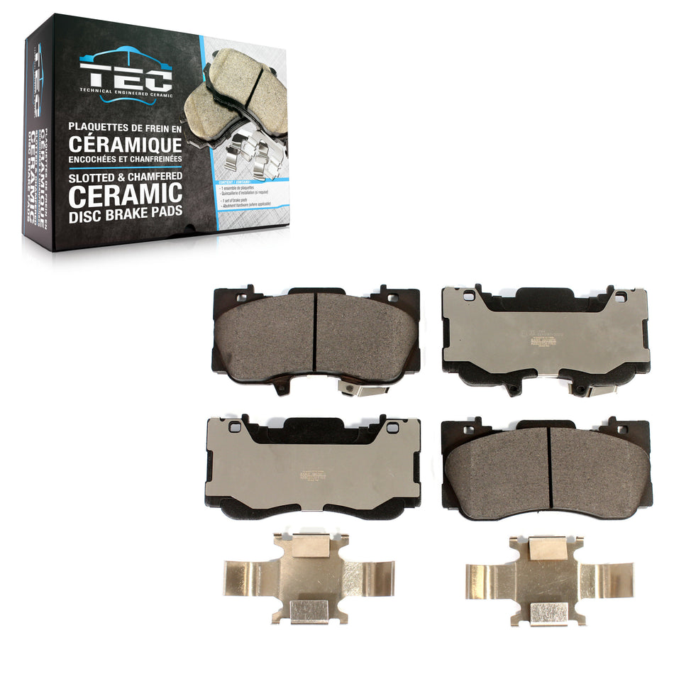 Front Ceramic Disc Brake Pads TEC-1784 For Ford Mustang