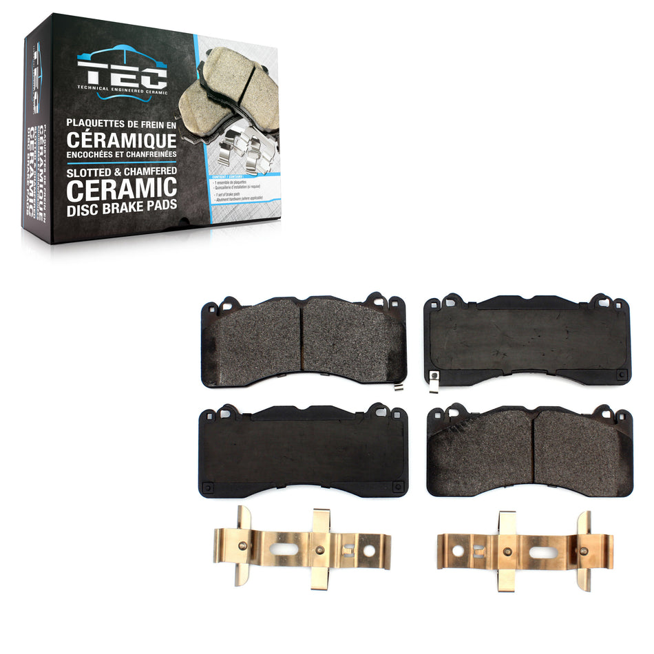 Front Ceramic Disc Brake Pads TEC-1792 For Ford Mustang