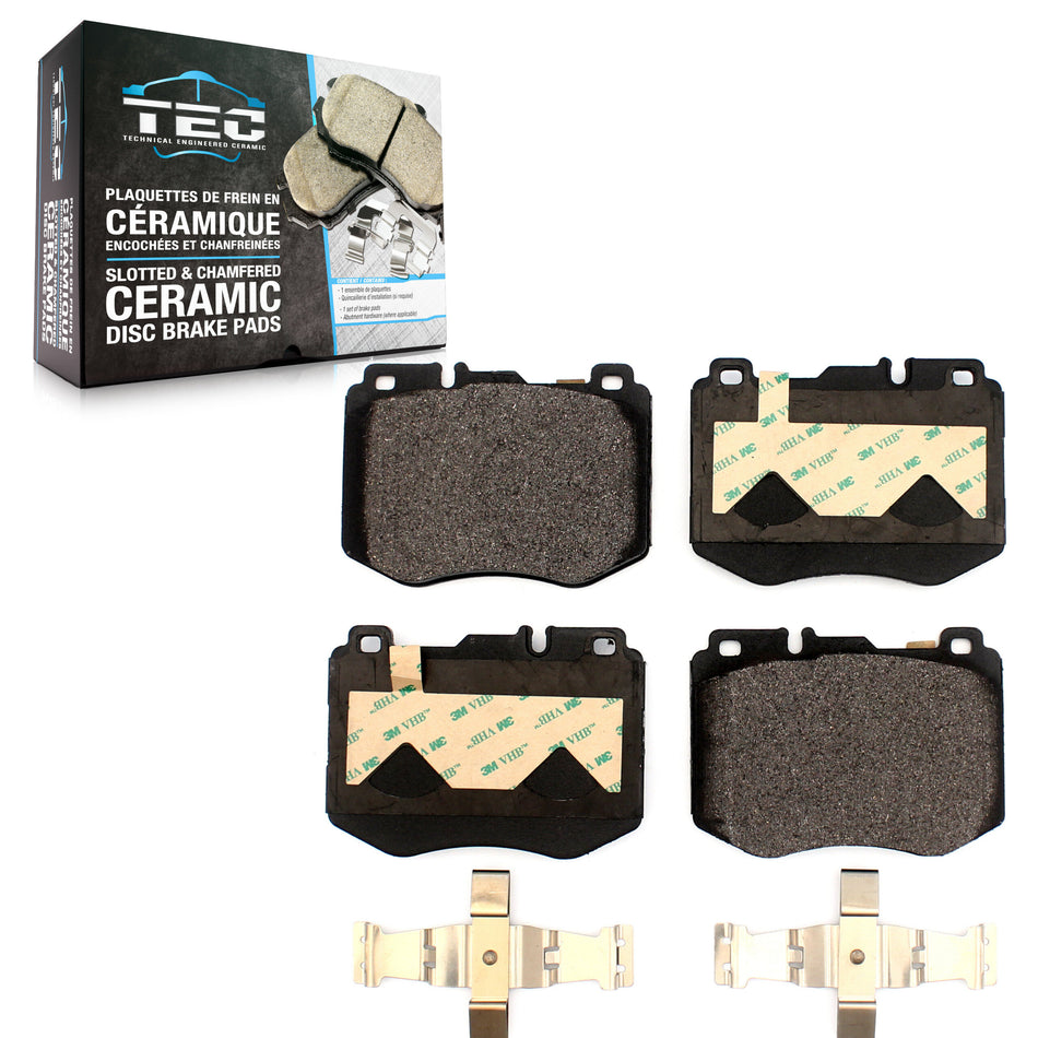 Front Ceramic Disc Brake Pads TEC-1796 For Mercedes-Benz C300 GLC300 E300 C400 E350 C350e