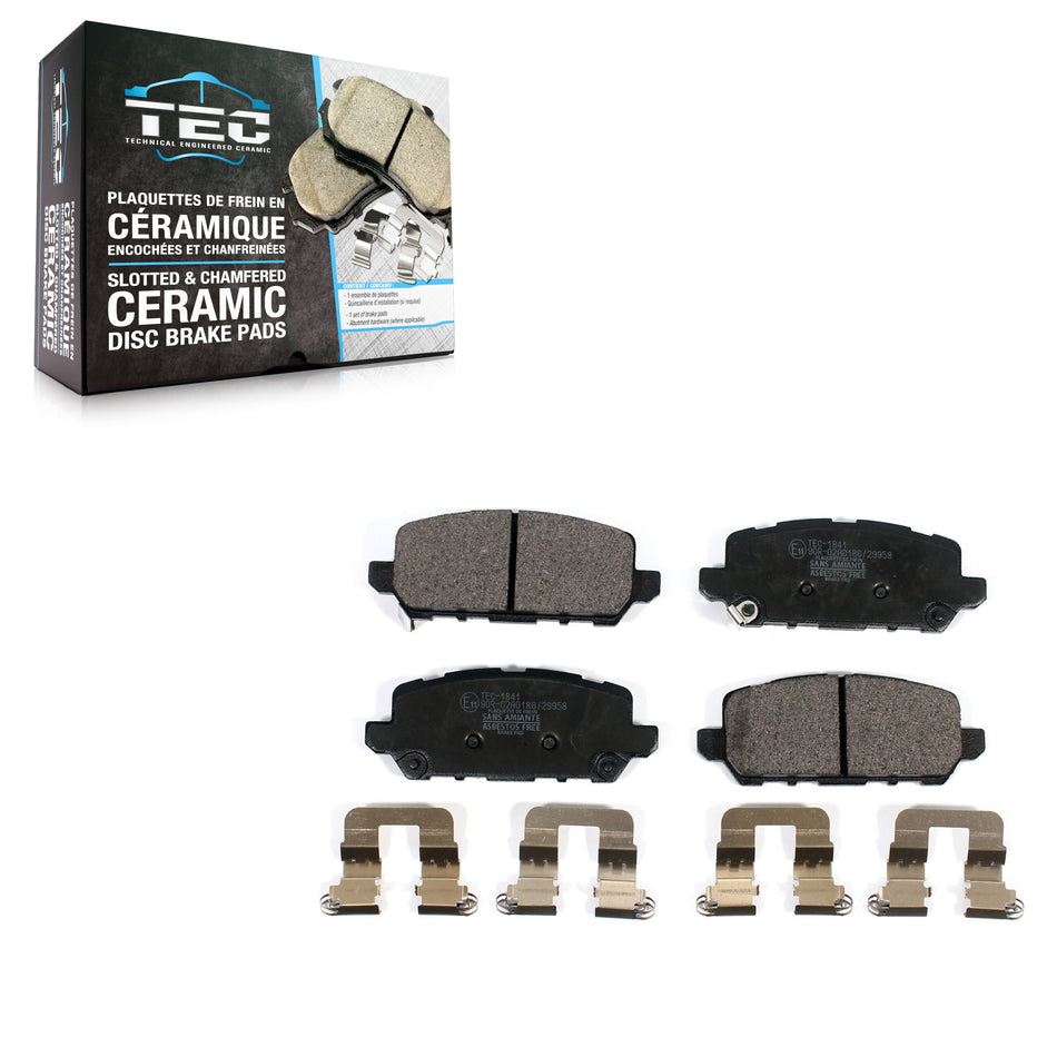 Rear Ceramic Disc Brake Pads TEC-1841 For Honda HR-V CR-Z