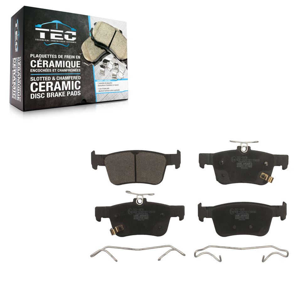 Rear Ceramic Disc Brake Pads TEC-1878 For Honda Civic Acura RDX Integra