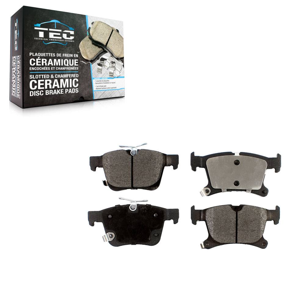 Rear Ceramic Disc Brake Pads TEC-1901 For Chrysler Pacifica Grand Caravan Voyager
