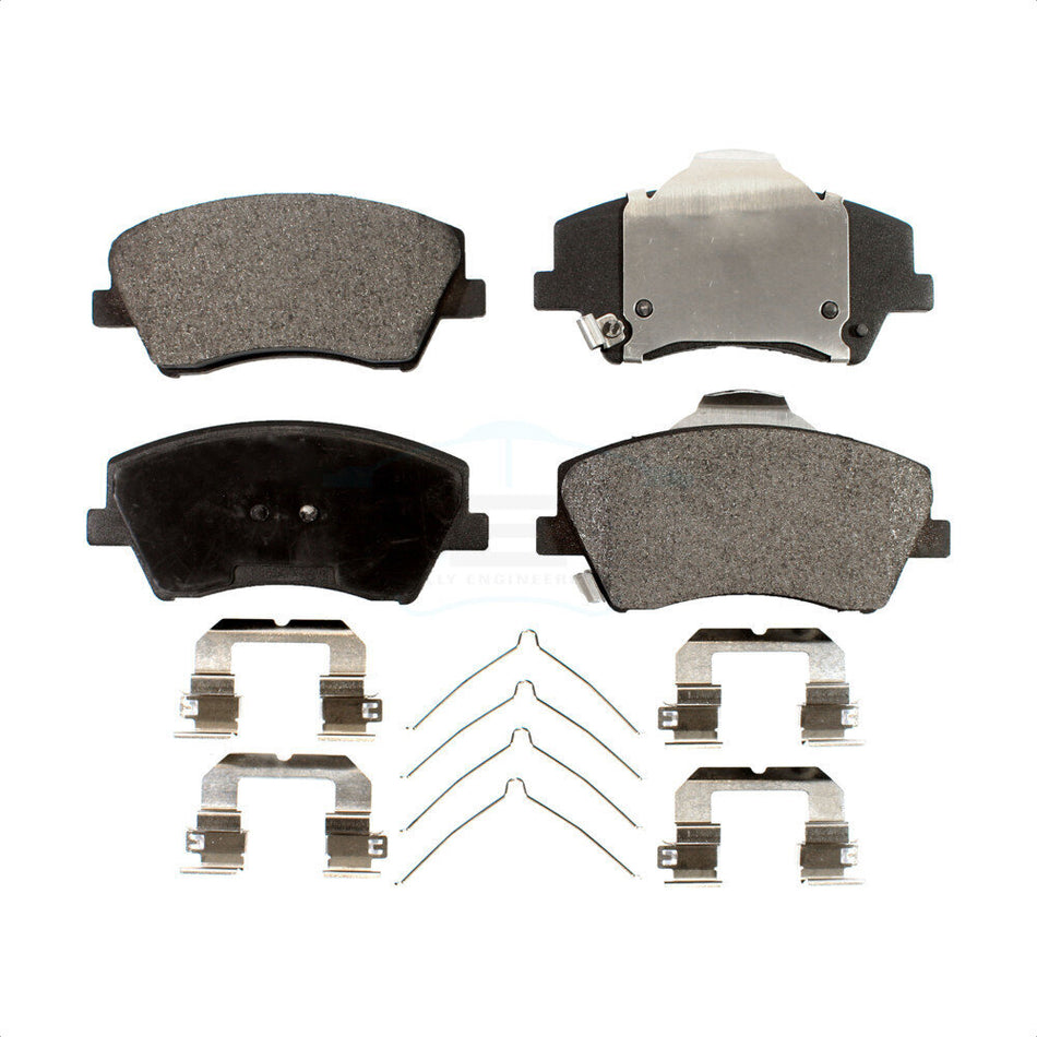 Front Ceramic Disc Brake Pads TEC-1912 For Hyundai Elantra Kia Niro Ioniq by TEC