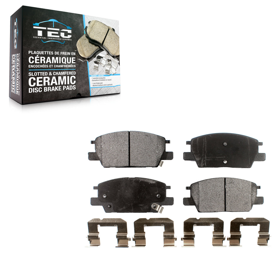 Front Ceramic Disc Brake Pads TEC-1913 For Chevrolet Equinox GMC Terrain Malibu Buick LaCrosse Regal