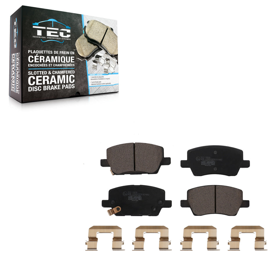 Front Ceramic Disc Brake Pads TEC-1929 For 2018-2020 Chevrolet Sonic