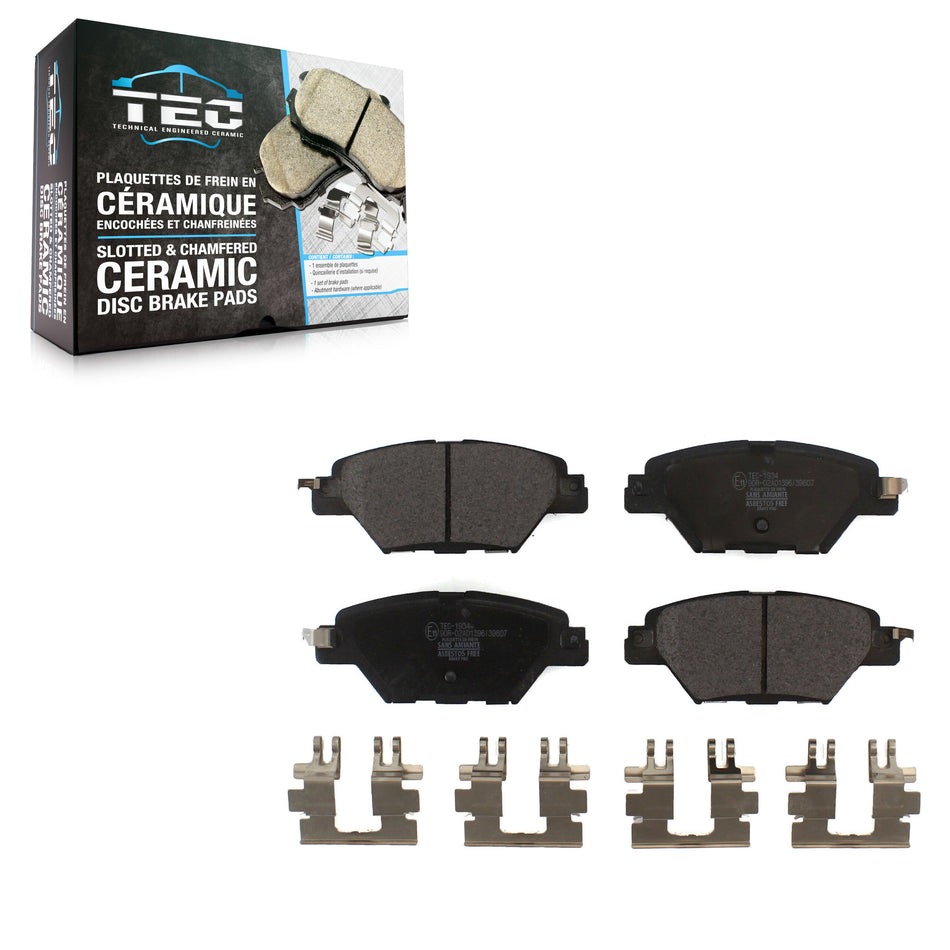 Rear Ceramic Disc Brake Pads TEC-1934 For 2016-2023 Mazda CX-9