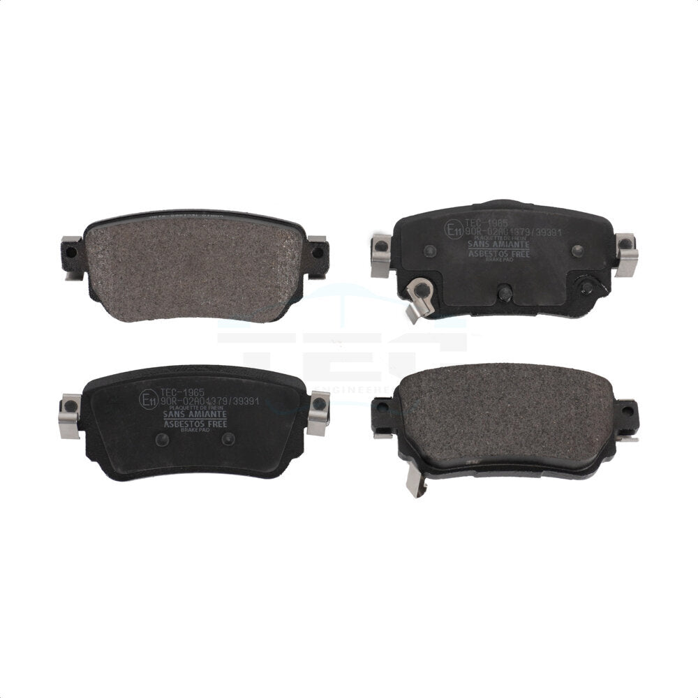 Rear Ceramic Disc Brake Pads TEC-1965 For Nissan Rogue Sport LEAF Qashqai With Electric Parking by TEC