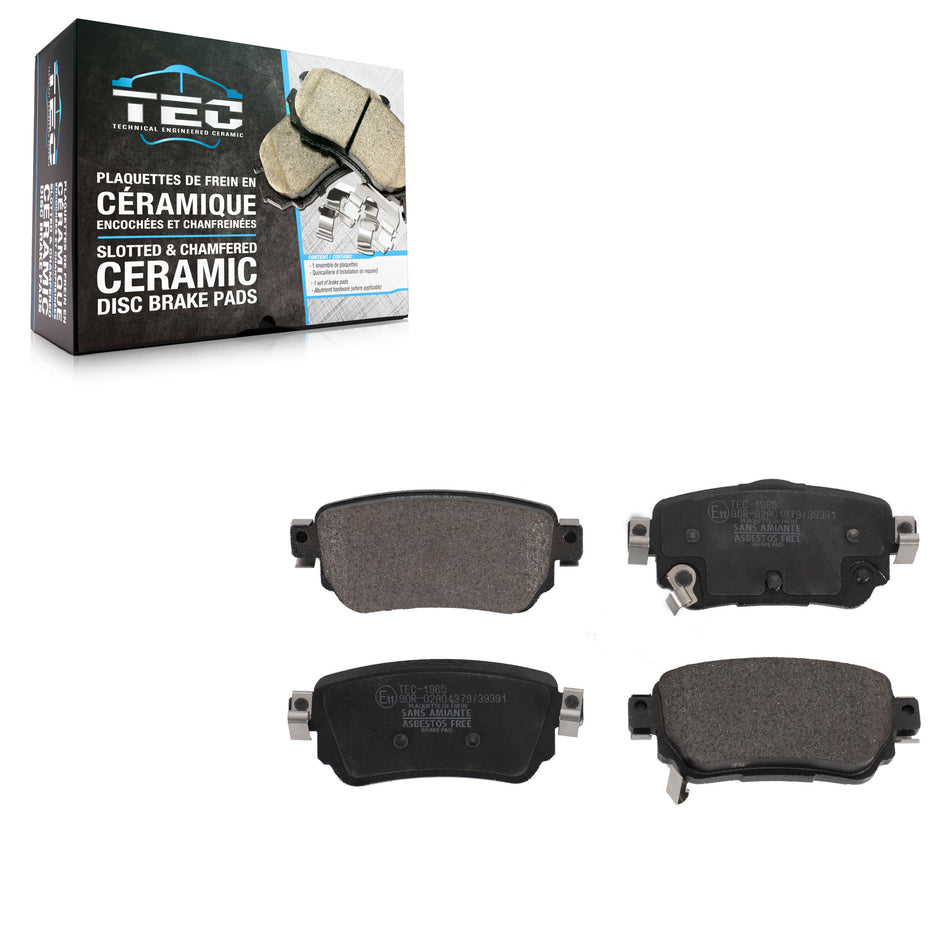 Rear Ceramic Disc Brake Pads TEC-1965 For Nissan Rogue Sport Qashqai LEAF