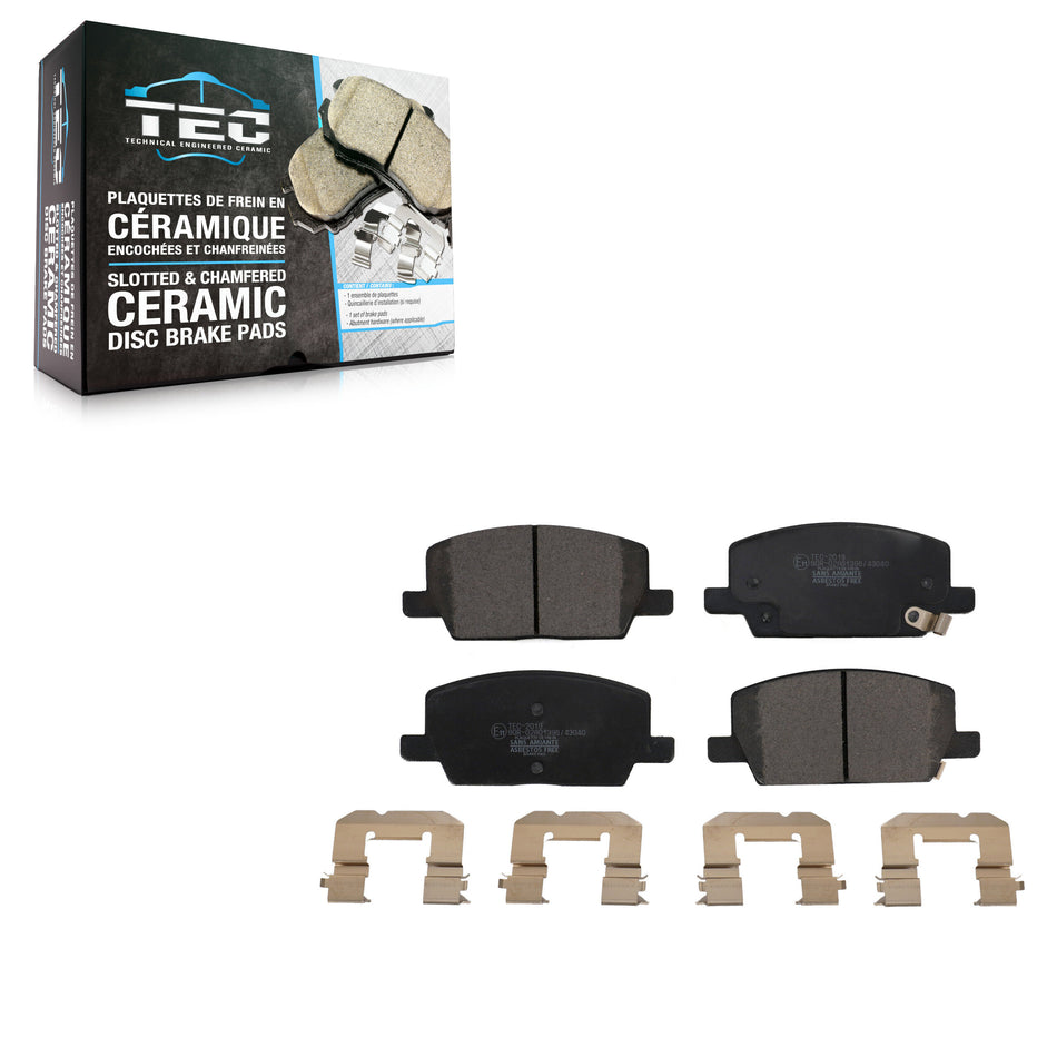 Front Ceramic Disc Brake Pads TEC-2019 For 2018-2022 Buick Encore Chevrolet Trax
