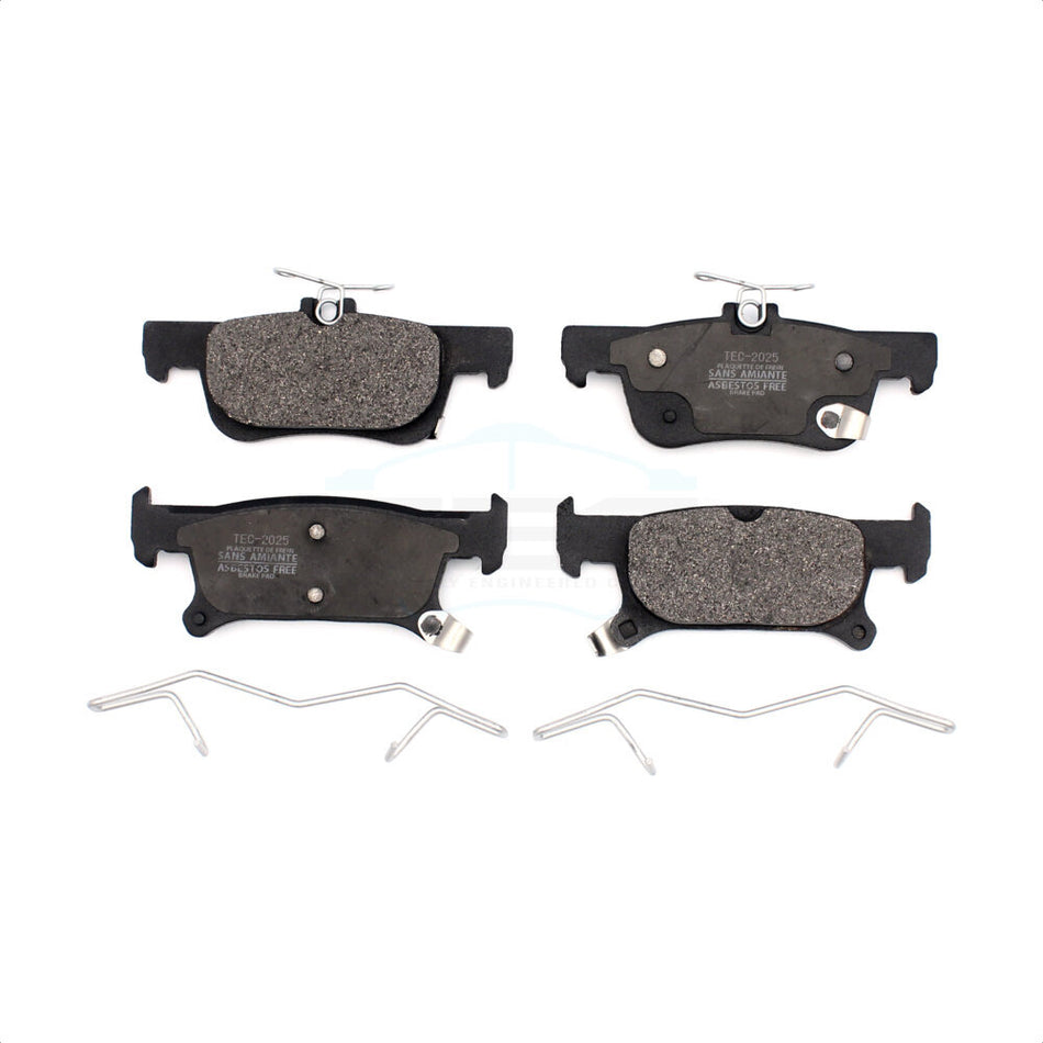 Rear Ceramic Disc Brake Pads TEC-2025 For 2016-2019 Buick Envision With 288mm Diameter Rotor by TEC