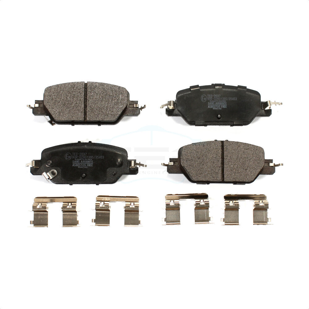 Rear Ceramic Disc Brake Pads TEC-2037 For 2017-2022 Honda CR-V by TEC