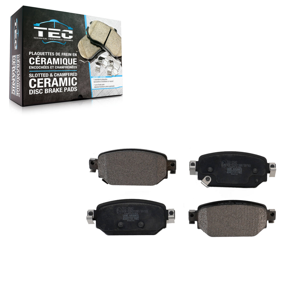 Rear Ceramic Disc Brake Pads TEC-2042 For Mazda 3 CX-3 Sport