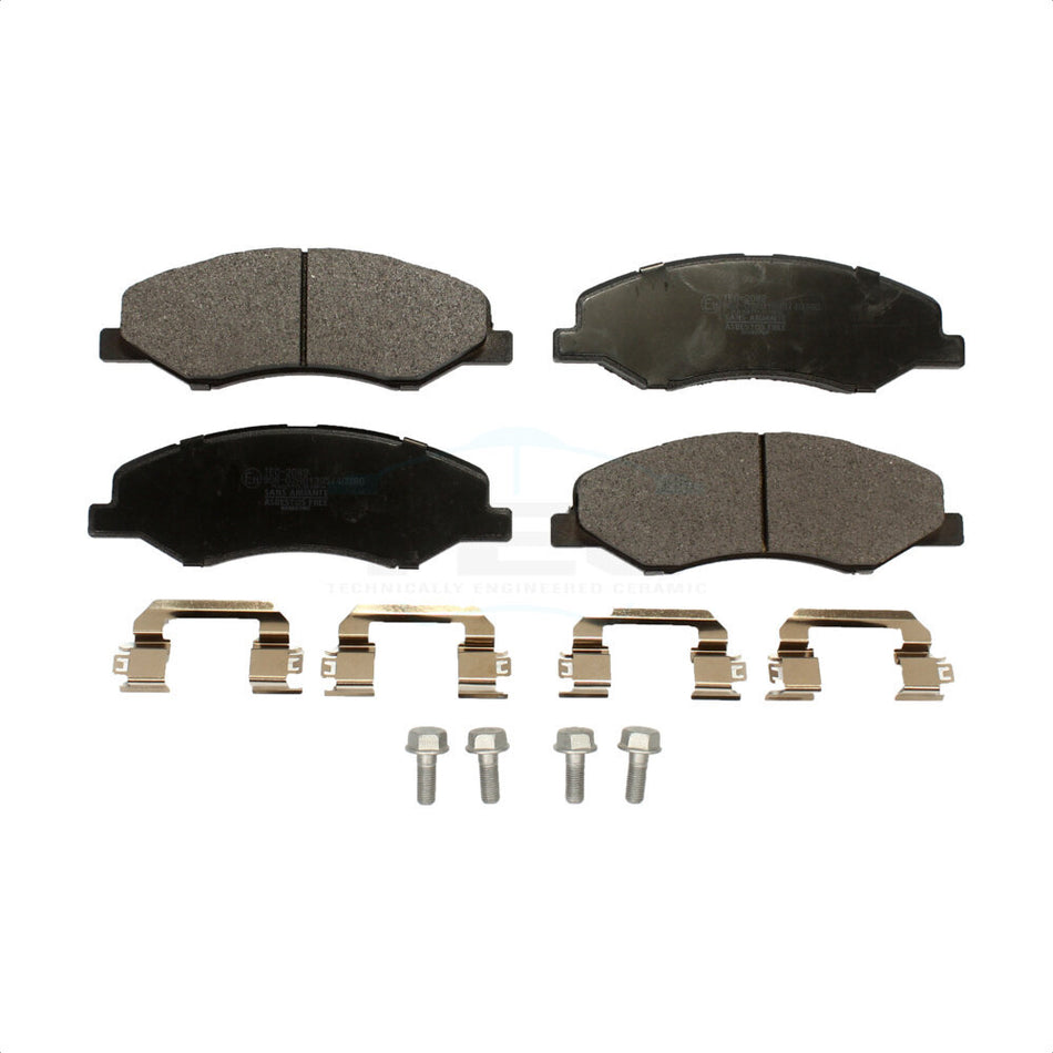 Front Ceramic Disc Brake Pads TEC-2089 For 2018-2023 Honda Odyssey by TEC