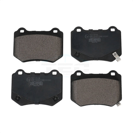 Rear Ceramic Disc Brake Pads TEC-2118 For 2018-2021 Subaru WRX STI by TEC