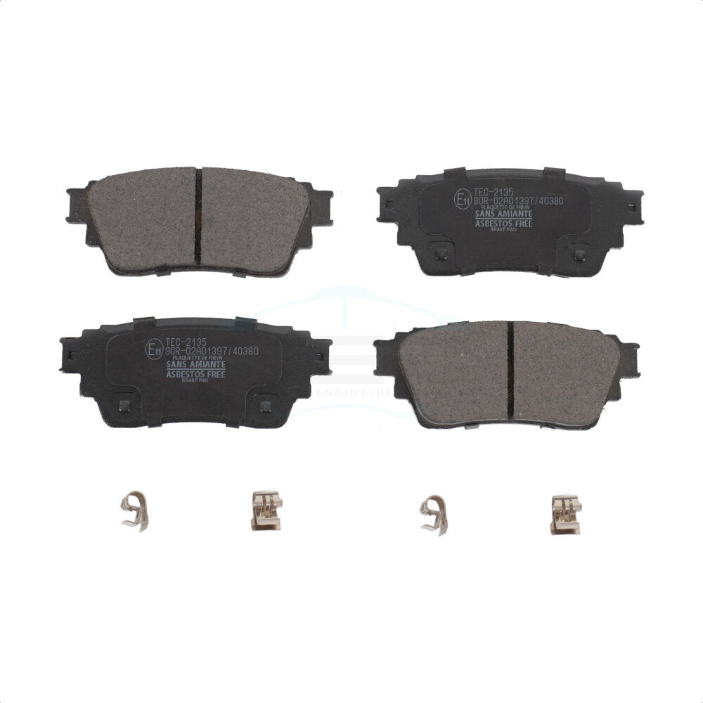 Rear Ceramic Disc Brake Pads TEC-2135 For Mitsubishi Outlander Eclipse Cross PHEV by TEC