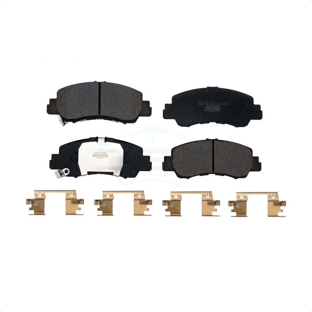 Front Ceramic Disc Brake Pads TEC-2178 For Mitsubishi Eclipse Cross by TEC