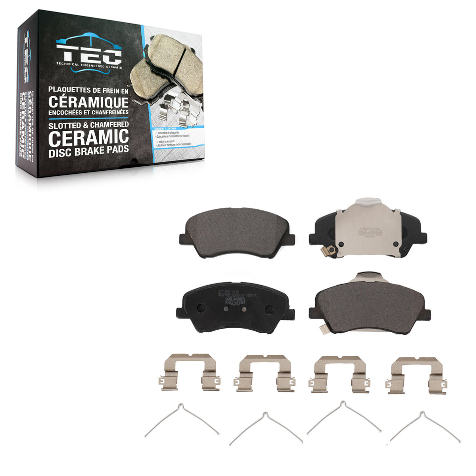 Front Ceramic Disc Brake Pads TEC-2190 For Kia Rio Hyundai Accent