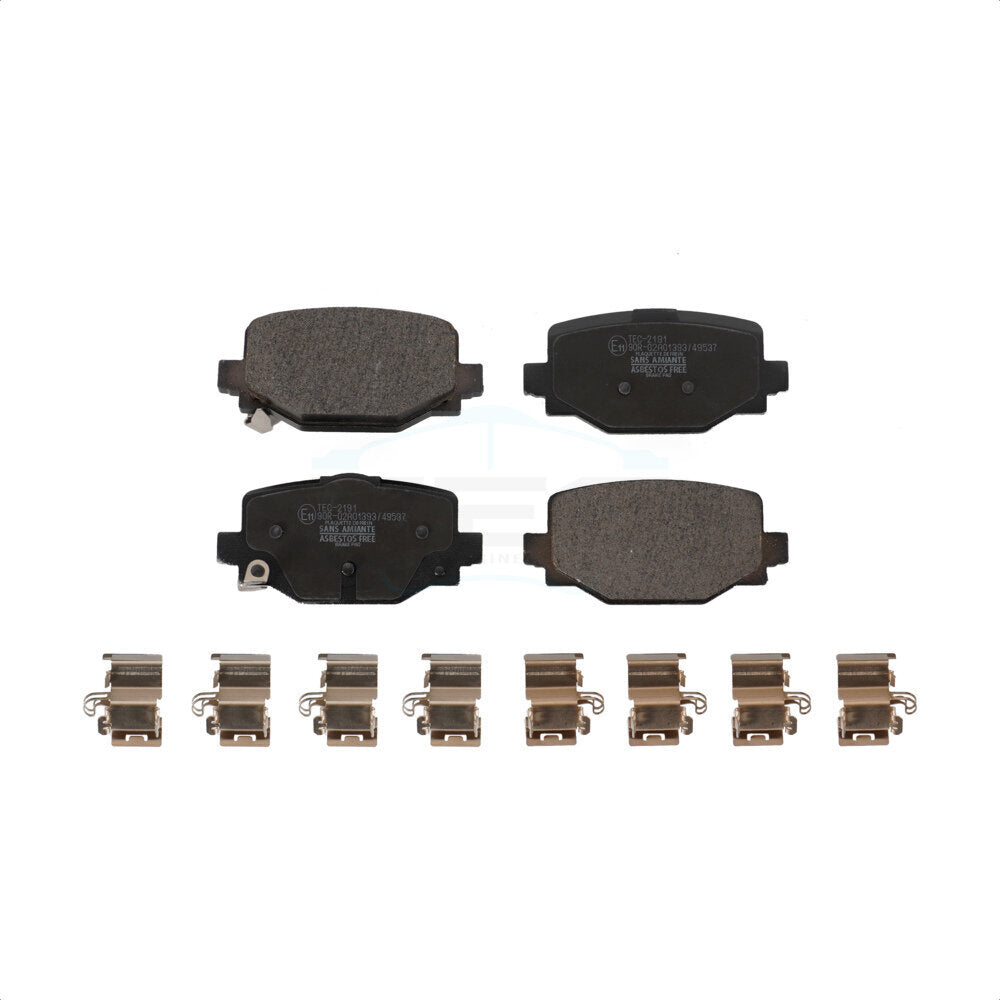 Rear Ceramic Disc Brake Pads TEC-2191 For INFINITI QX50 QX55 by TEC