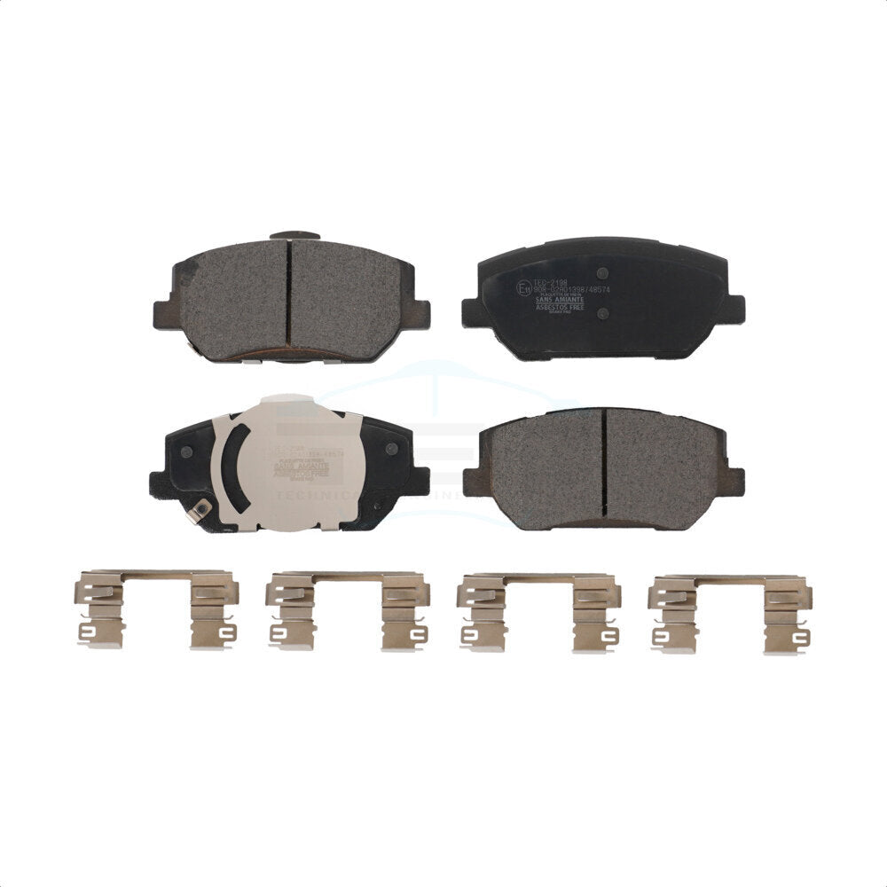 Front Ceramic Disc Brake Pads TEC-2198 For 2019-2020 Hyundai Santa Fe by TEC