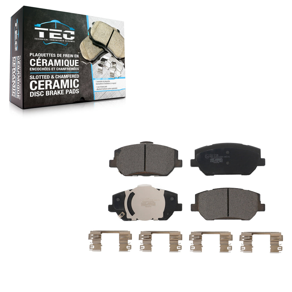 Front Ceramic Disc Brake Pads TEC-2198 For Hyundai Santa Fe