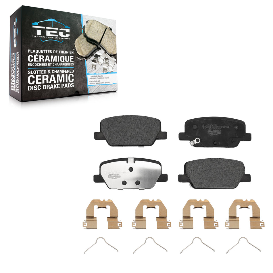 Rear Ceramic Disc Brake Pads TEC-2199 For Hyundai Palisade Santa Fe Kia Telluride
