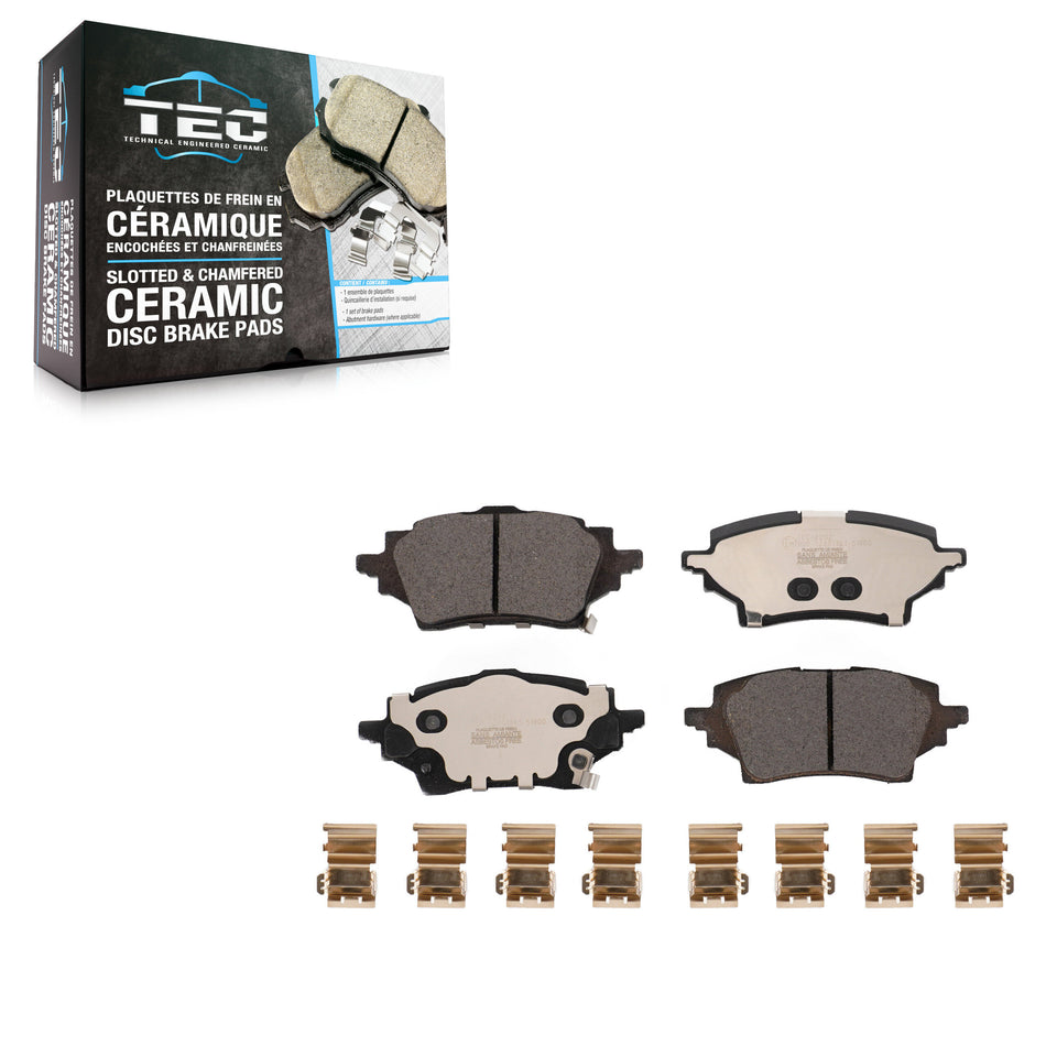 Rear Ceramic Disc Brake Pads TEC-2202 For Toyota C-HR