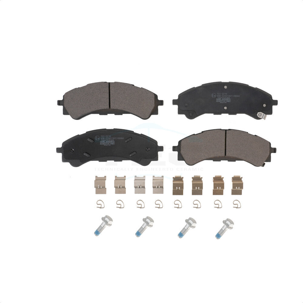 Front Ceramic Disc Brake Pads TEC-2216 For Ford Ranger Bronco by TEC