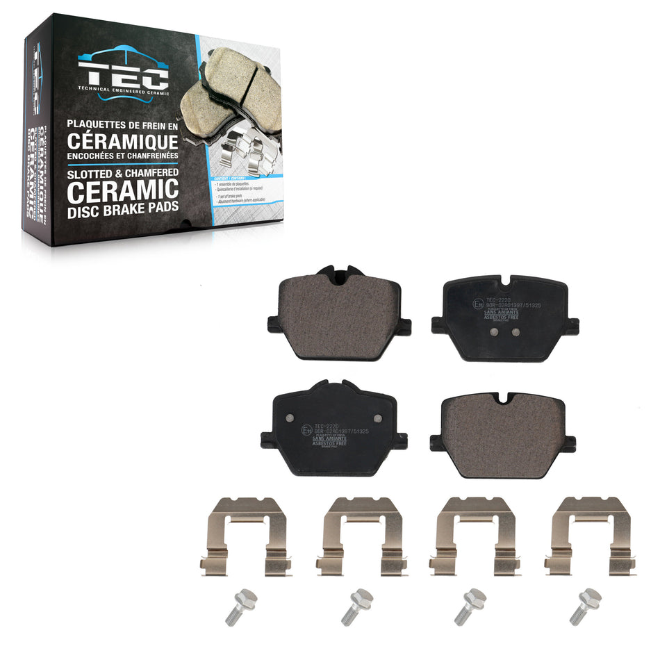 Ceramic Disc Brake Pads TEC-2220 For BMW Ram 3500 330i xDrive i4 M340i 330e Toyota GR Supra M440i Z4