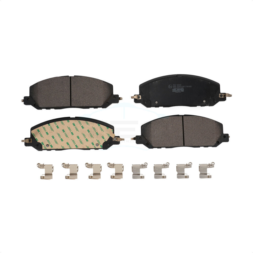 Front Ceramic Disc Brake Pads TEC-2229 For Ford Explorer Lincoln Aviator Police Interceptor Utility by TEC