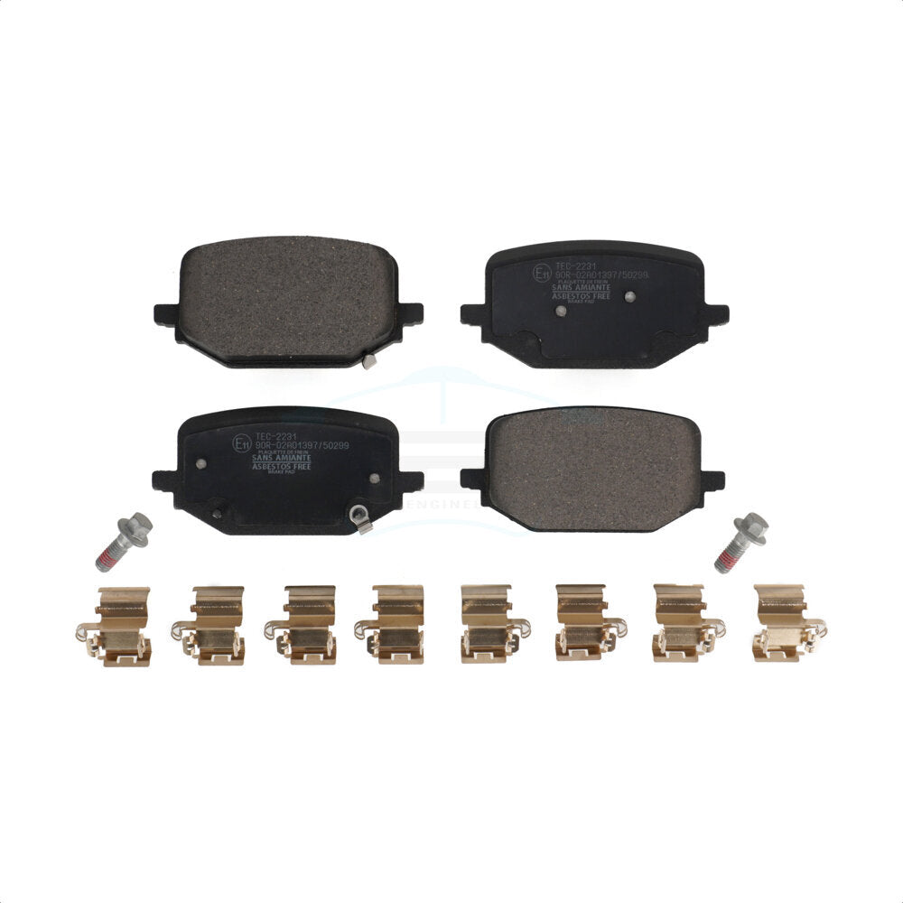 Rear Ceramic Disc Brake Pads TEC-2231 For Ford Explorer Lincoln Aviator Police Interceptor Utility by TEC