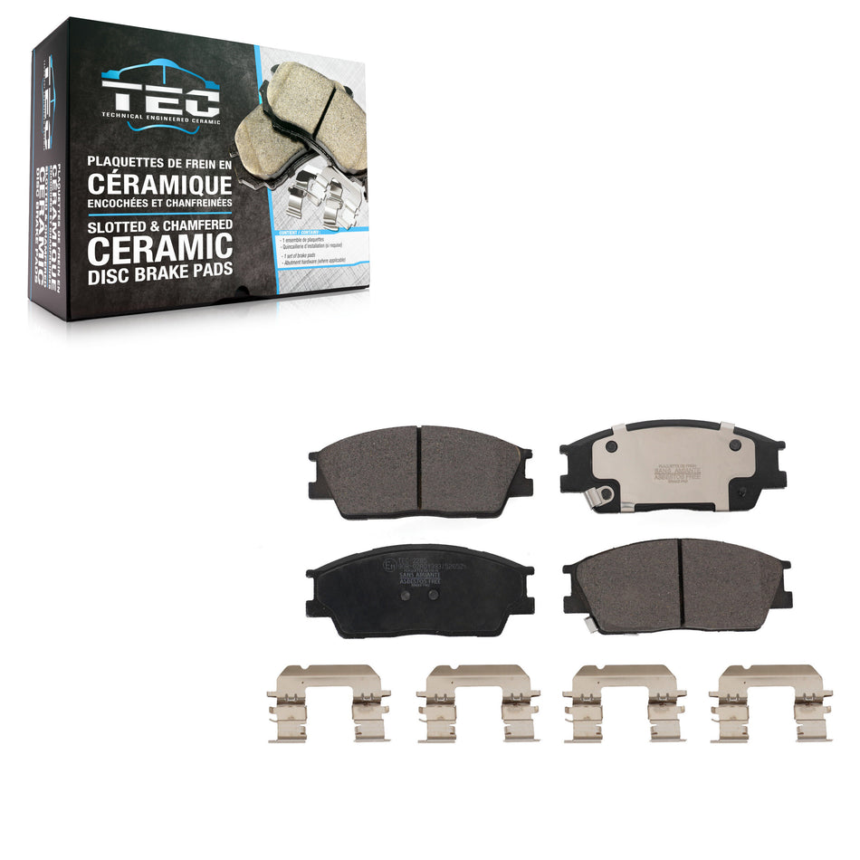 Front Ceramic Disc Brake Pads TEC-2285 For Hyundai Venue Kia Soul