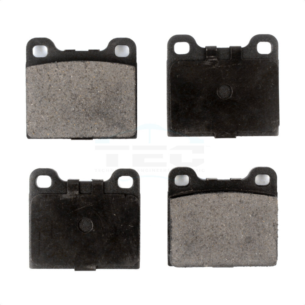 Rear Ceramic Disc Brake Pads TEC-31 For Volvo Mercedes-Benz 240 380SL C70 300D 940 244 V70 300SD 960 245 740 240D 420SEL 300SDL 300TD S90 450SL 560SEL 300CD 242 560SEC 380SE 500SEL V90 380SEL 500SEC by TEC