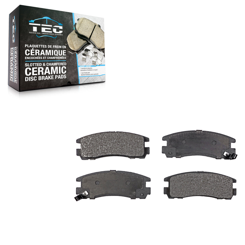 Rear Ceramic Disc Brake Pads TEC-383 For Mitsubishi Chrysler Sebring Eclipse Galant Dodge Stealth