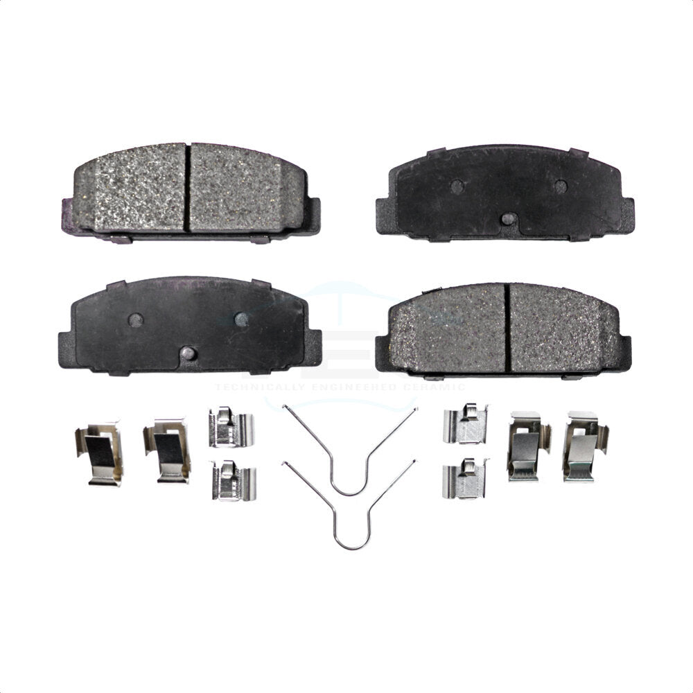 Rear Ceramic Disc Brake Pads TEC-482 For Mazda 6 RX-7 Protege by TEC