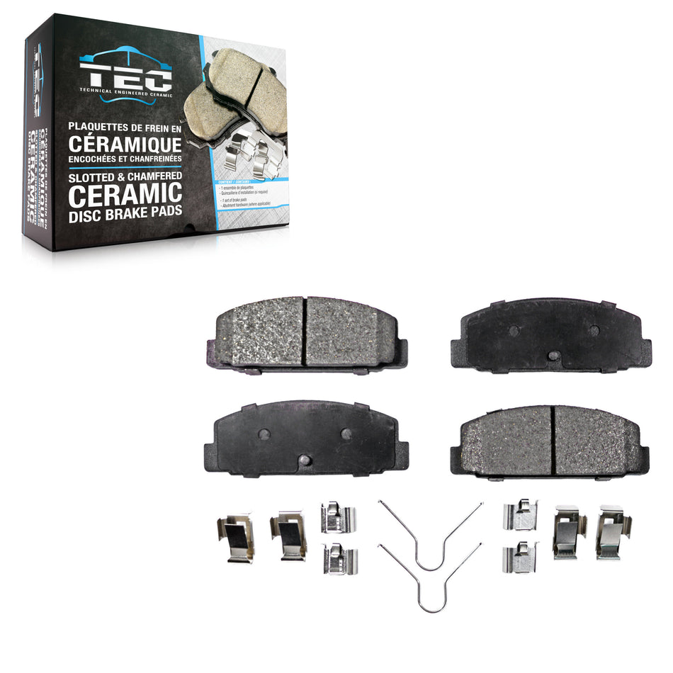 Rear Ceramic Disc Brake Pads TEC-482 For Mazda 6 RX-7 Protege