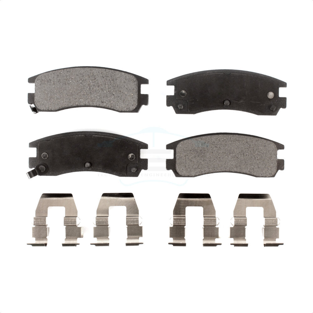 Rear Ceramic Disc Brake Pads TEC-508 For Chevrolet Impala Buick Pontiac LeSabre Cadillac Century DeVille Grand Am Oldsmobile Monte Carlo Rendezvous Prix Saturn Venture Park Avenue Regal Alero Lumina by TEC