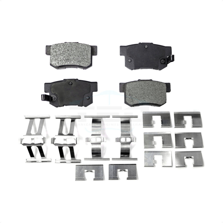 Rear Ceramic Disc Brake Pads TEC-537 For Honda Civic Accord Acura TL CR-V Element TSX ILX Suzuki RDX RSX SX4 CL S2000 RL Integra Prelude CR-Z Odyssey Legend Kizashi Vigor Isuzu Oasis EL CSX Crossover by TEC