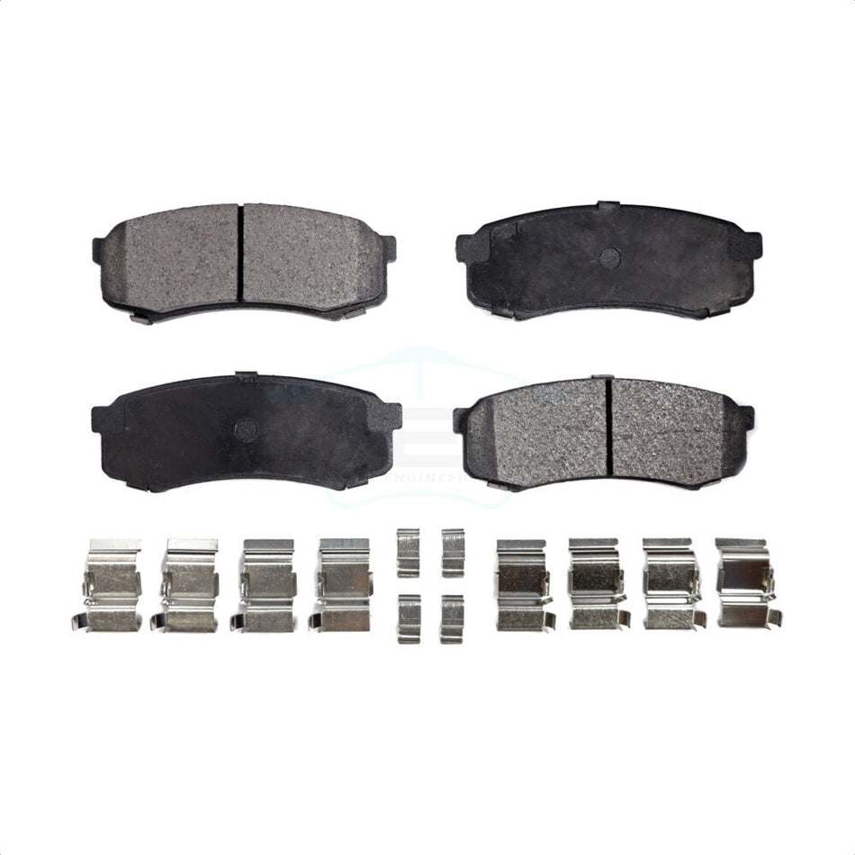 Rear Ceramic Disc Brake Pads TEC-606 For Toyota 4Runner Lexus Sequoia GX460 FJ Cruiser GX470 Land LX450 Mercedes-Benz C43 AMG by TEC