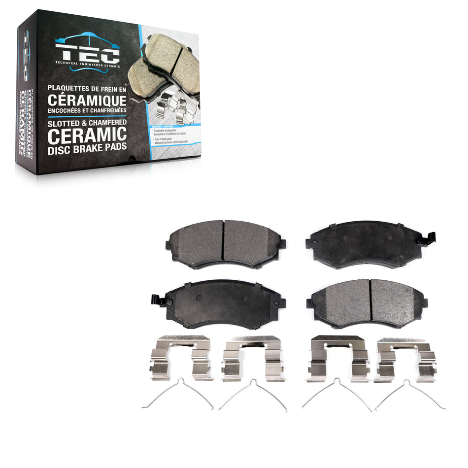 Front Ceramic Disc Brake Pads TEC-700 For Hyundai Elantra Sonata Tiburon Kia Optima INFINITI G20